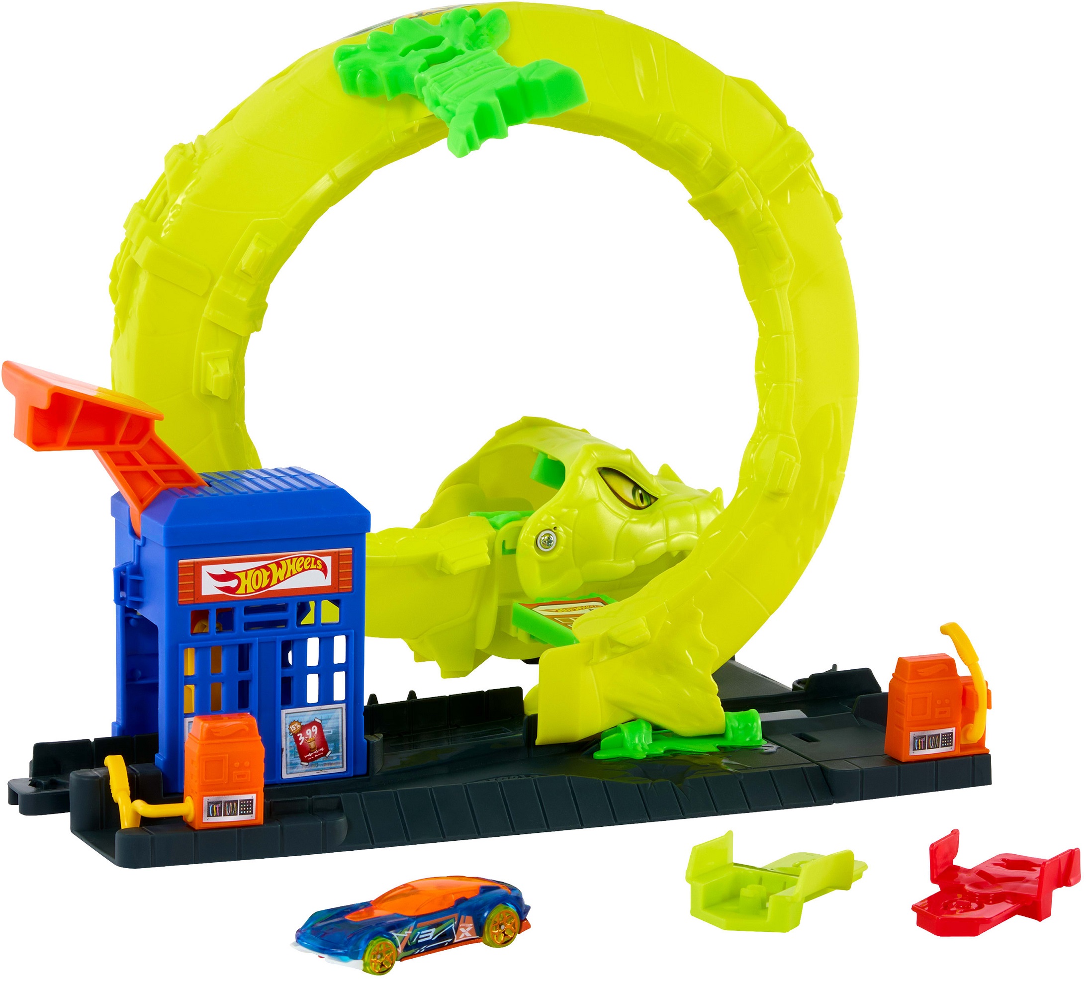 Set de joacă Hot Wheels City - Răzbunarea Fiarelor