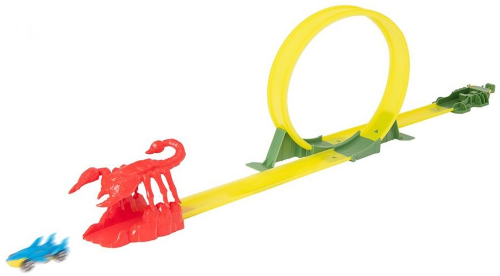 Set de joacă  HTI Teamsterz - Pista Scorpion, cu mașina