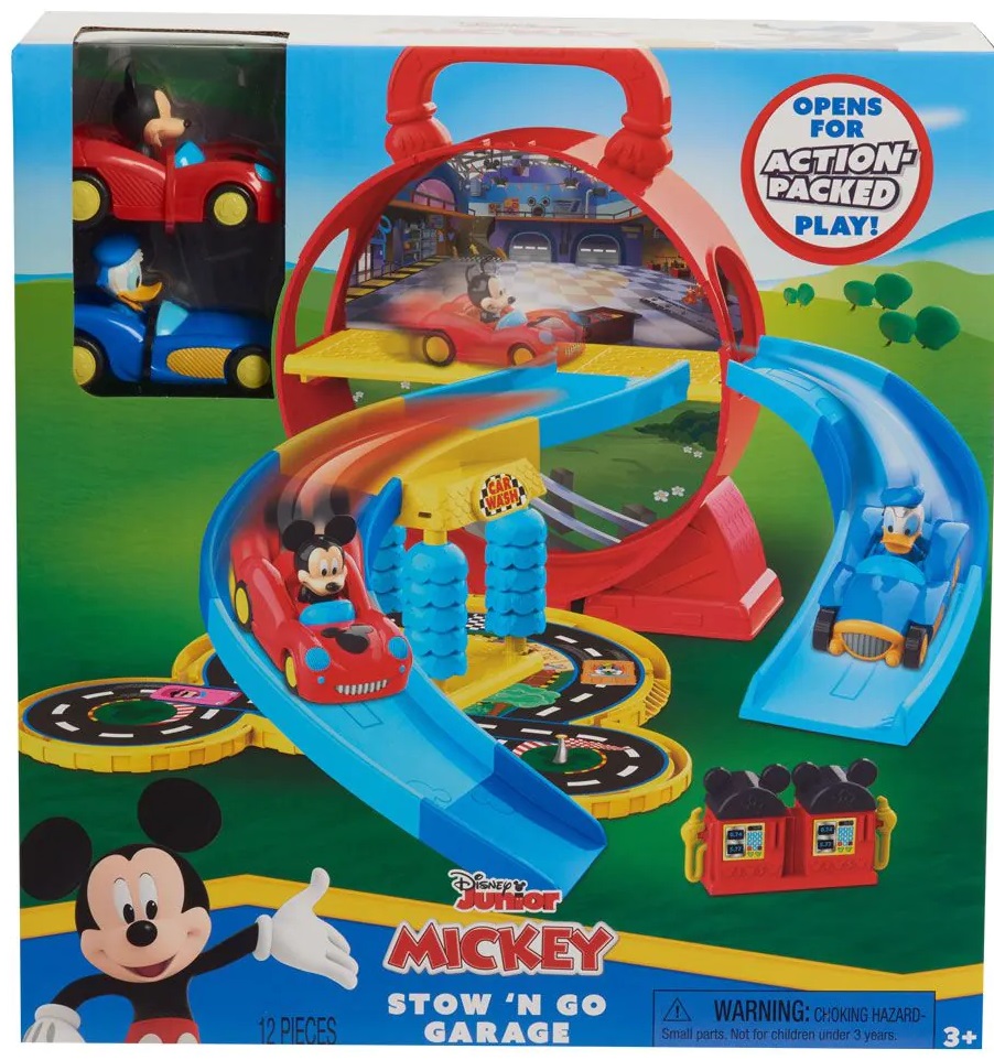 Set de joacă Just Play Disney Junior - Mickey Mouse Car Garage