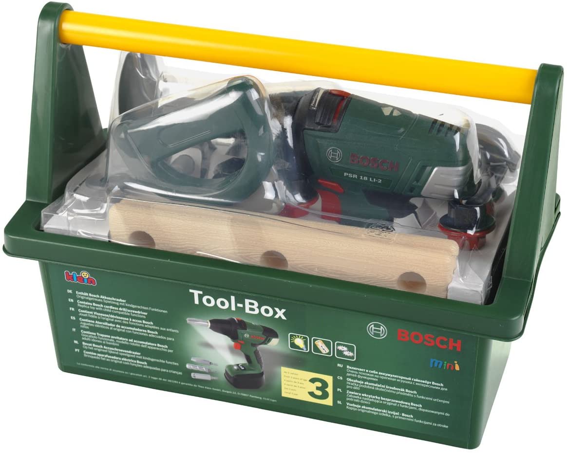Set de jucării - mini-cutie de scule și șurubelniță Bosch