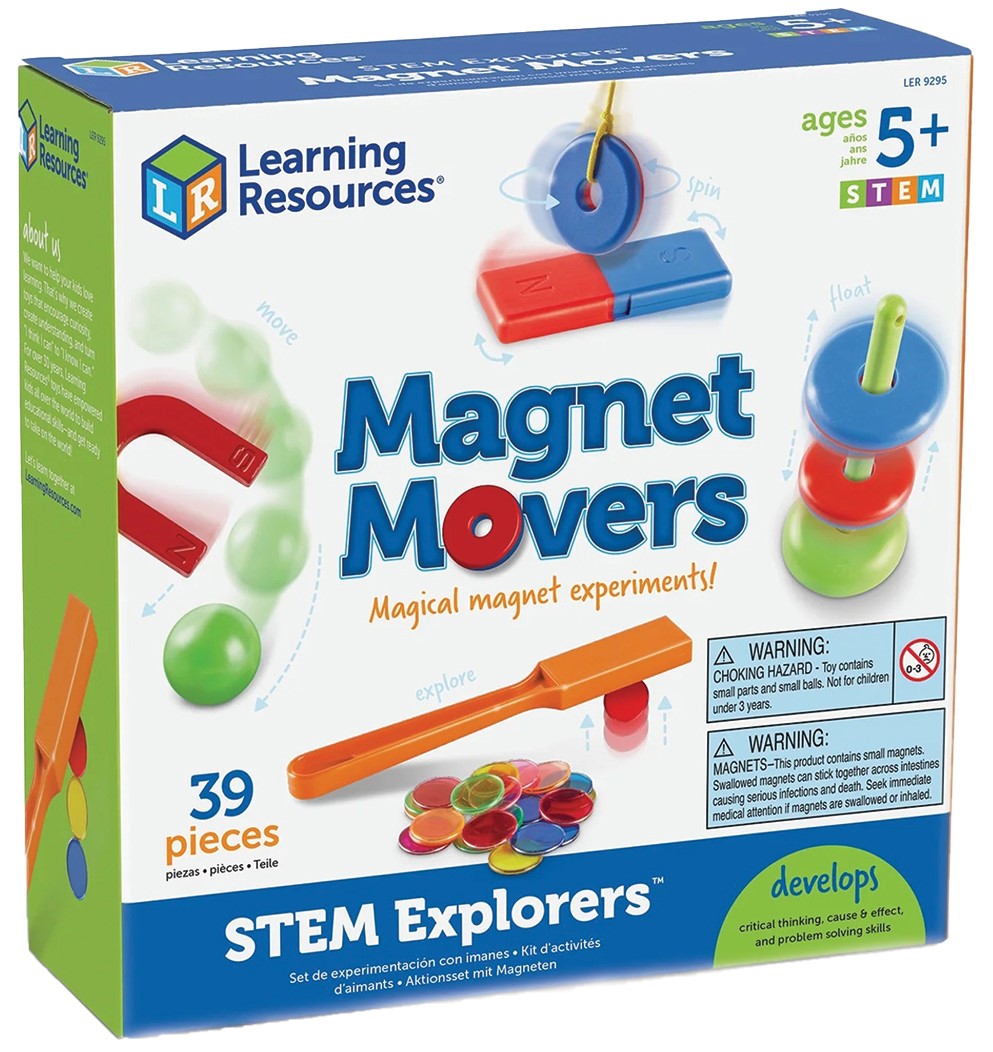 Set de joacă Learning Resources - Magnetism, 39 piese