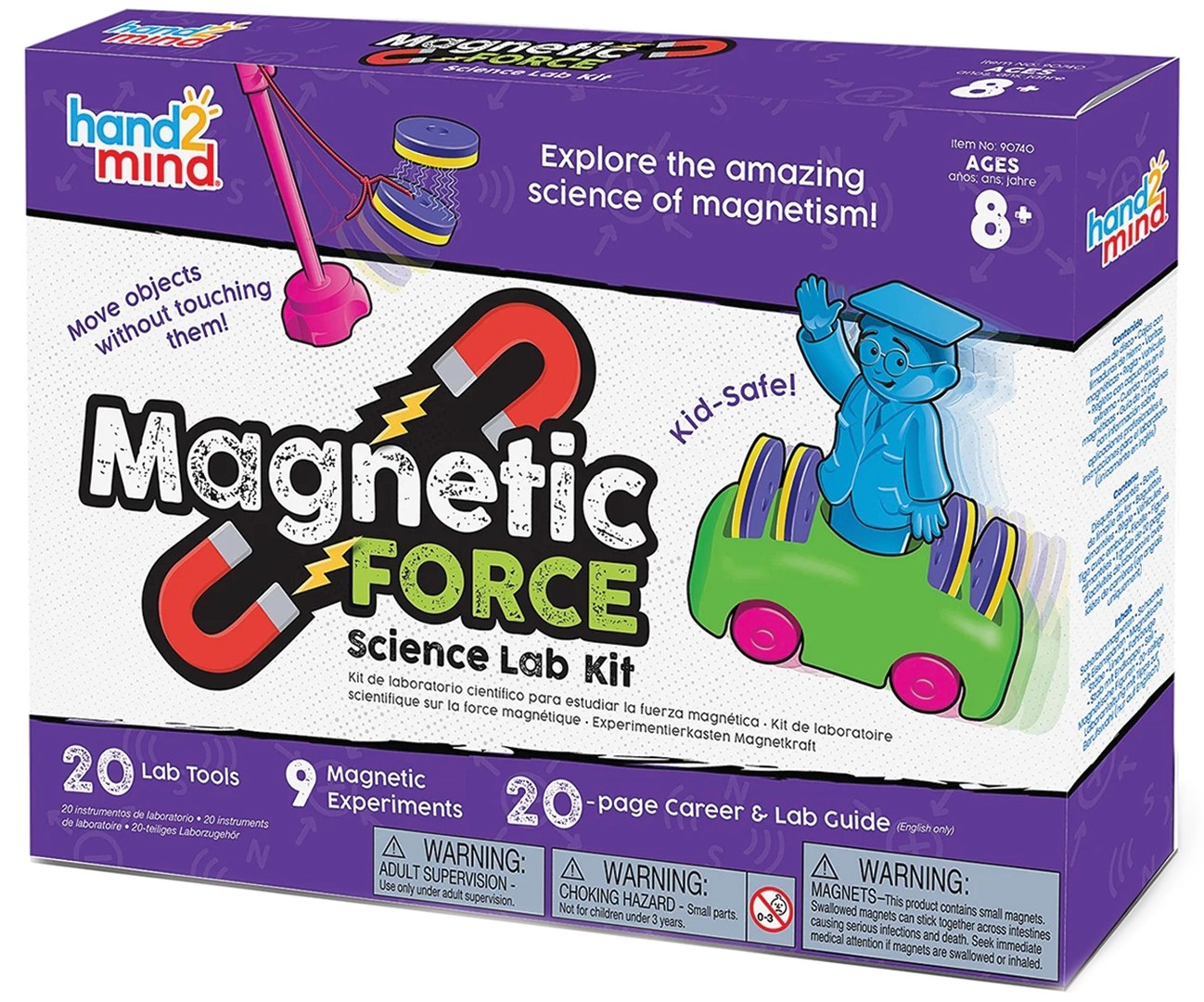 Set de joacă  Learning Resources -Forțe magnetice, 20 de piese
