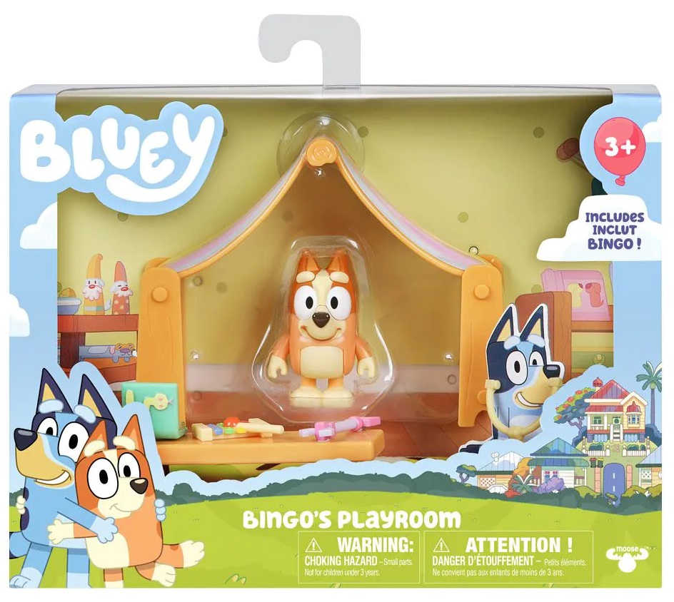 Set joc Moose Bluey -Figură cameră de joacă