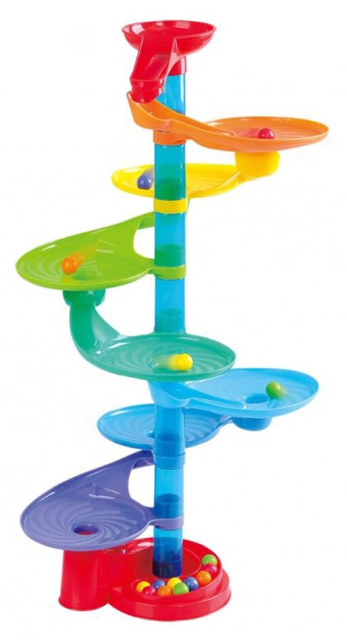 Set joc  PlayGo - Pista cu bile  Marble Swirly Run, 31 piese