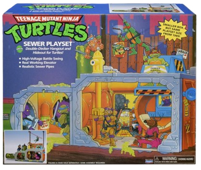Set de joacă Playmates TMNT – Adăpostul țestoaselor, fără figurine