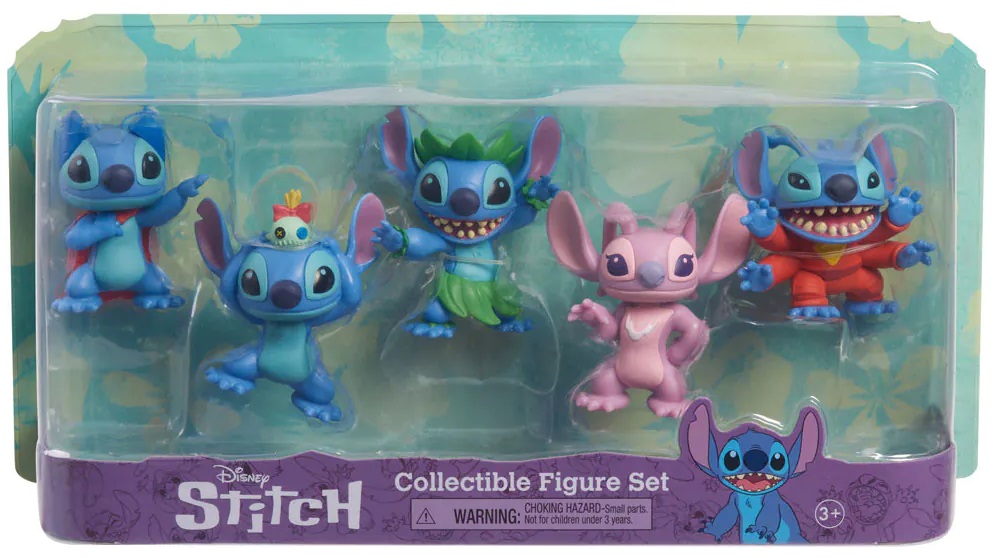 Set de joacă cu figurine Disney Stitch - 5 buc