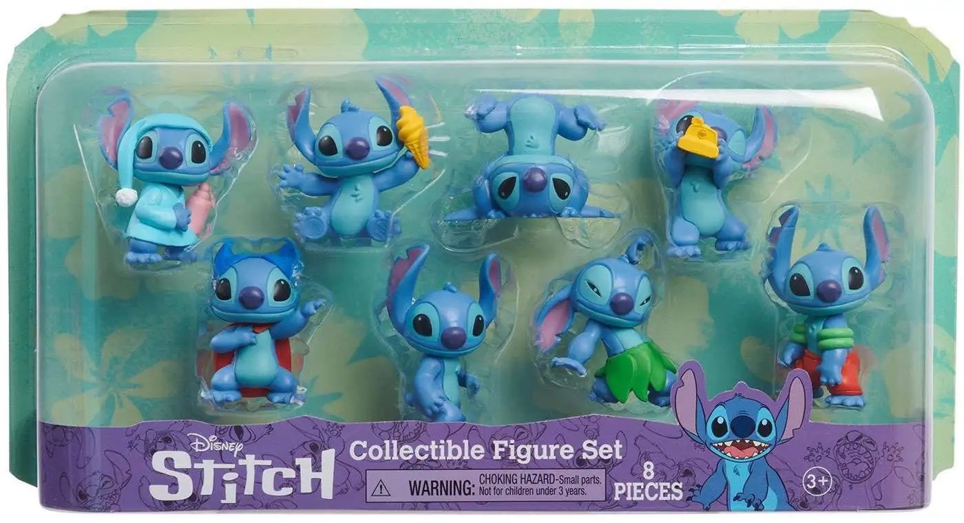 Set de joacă cu figurine Disney Stitch - 8 buc