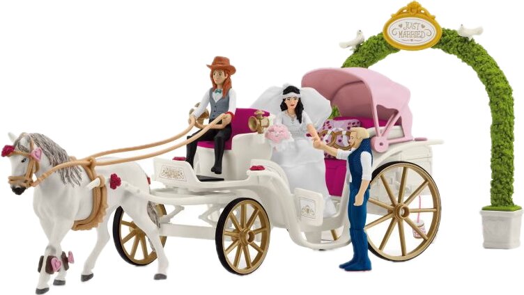 Set joc  Schleich - Căruță de nuntă