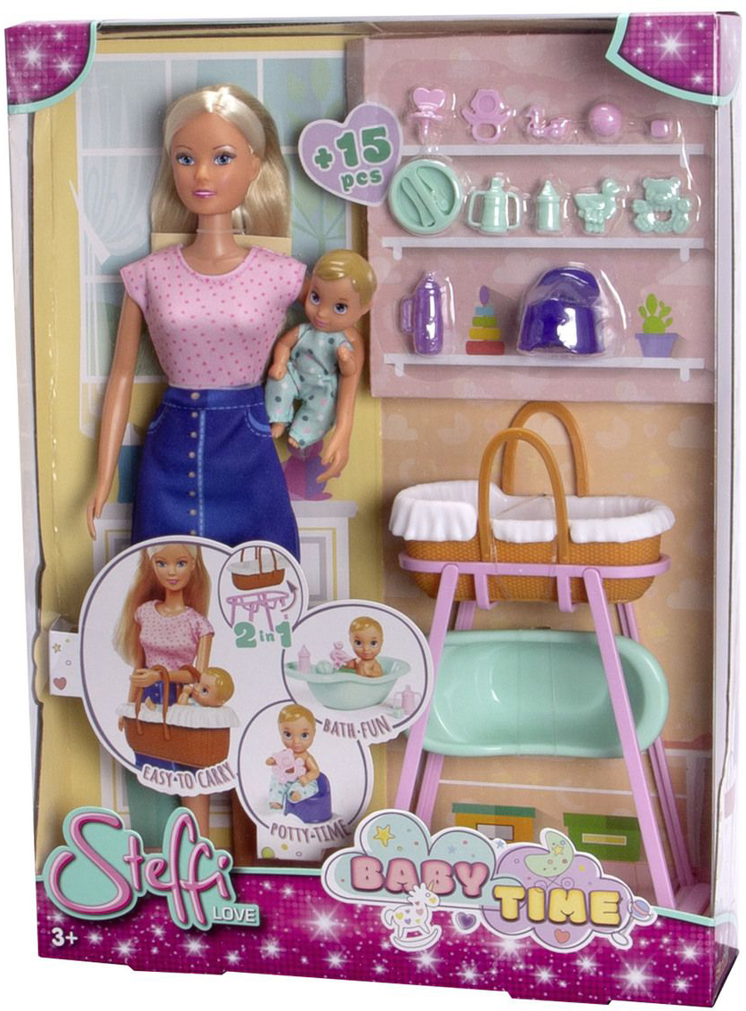 Set de joacă  Simba Toys Steffi Love - Baby Time