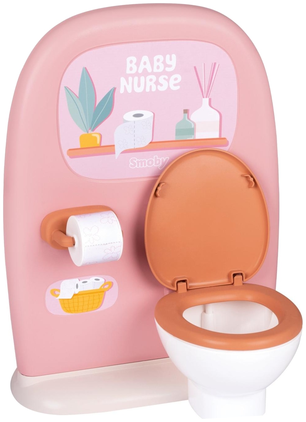 Set de joacă  Smoby Baby Nurse - Toaletă pentru păpuși, cu  2 accesorii