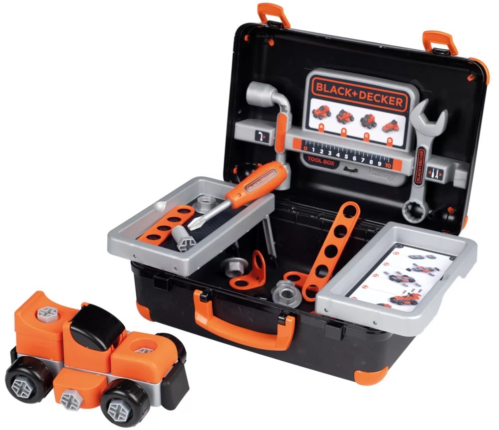 Set de joc Smoby Black & Decker - Cutia cu scule