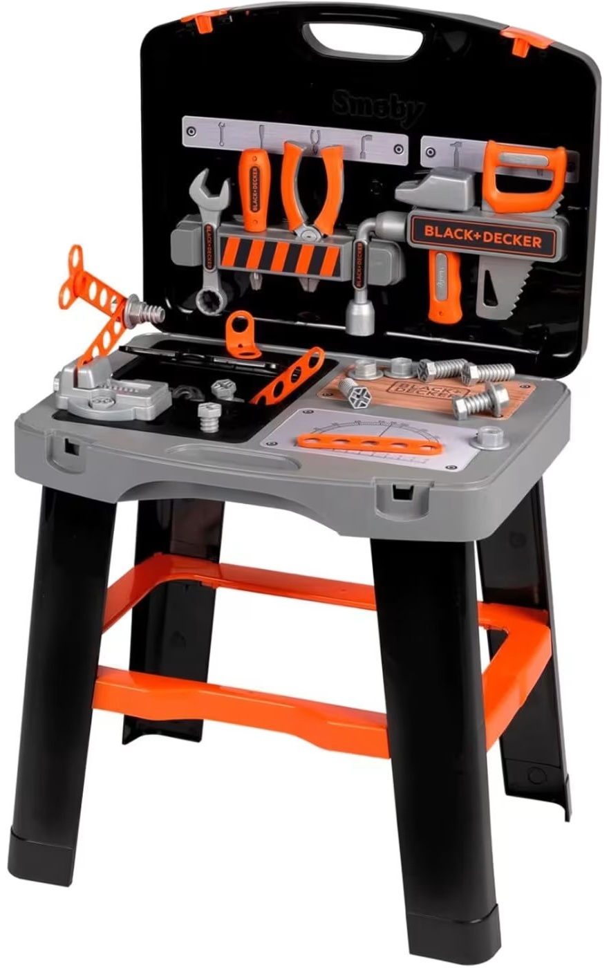 Set de joacă Smoby Black & Decker - Trusă de scule, 25 piese