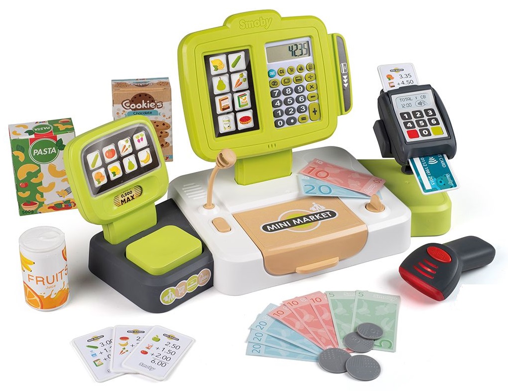 Set de joacă Smoby - Casă de marcat cu terminal POS
