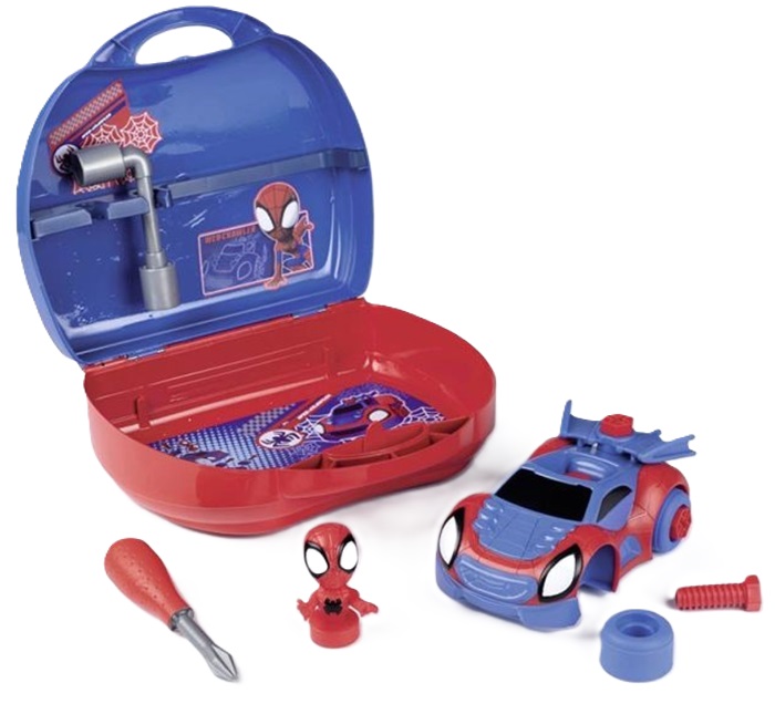 Set de joaca  Smoby -Mașină într-o servietă, Spidey