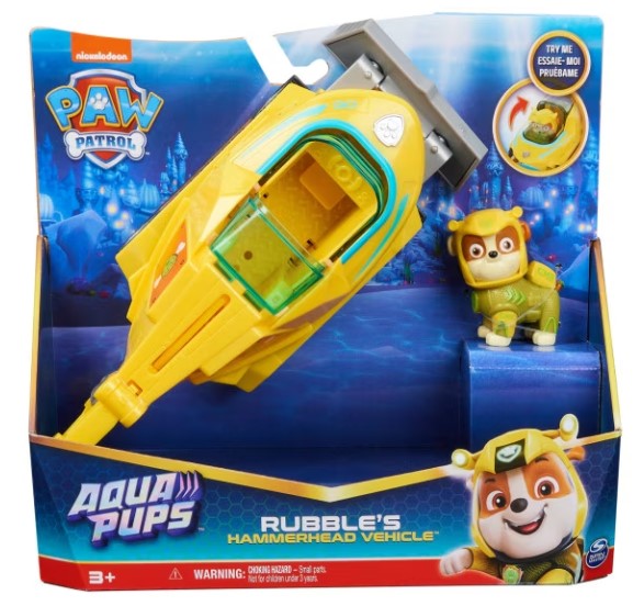 Set de joacă Spin Master Paw Patrol - Aqua Rabble cu Submarin