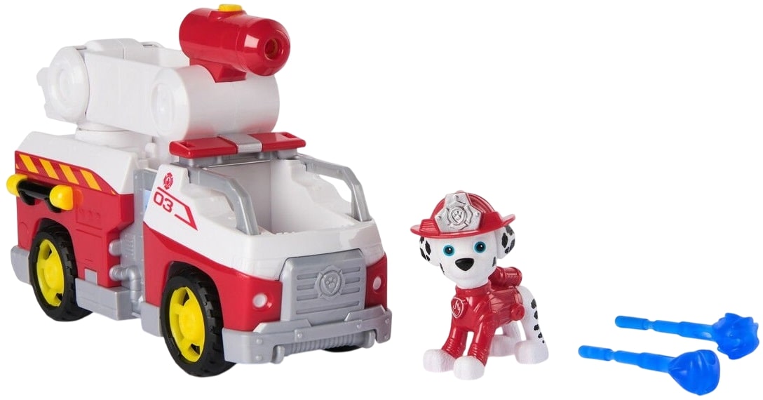 Set de joacă Spin Master Paw Patrol Fire Rescue - Mașina de pompieri a lui Marshall