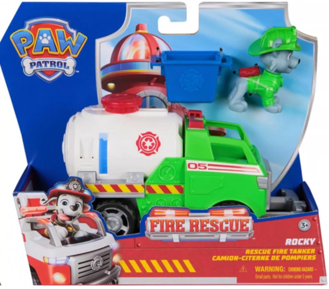 Set de joacă Spin Master Paw Patrol Fire Rescue - Tancul lui Rocky