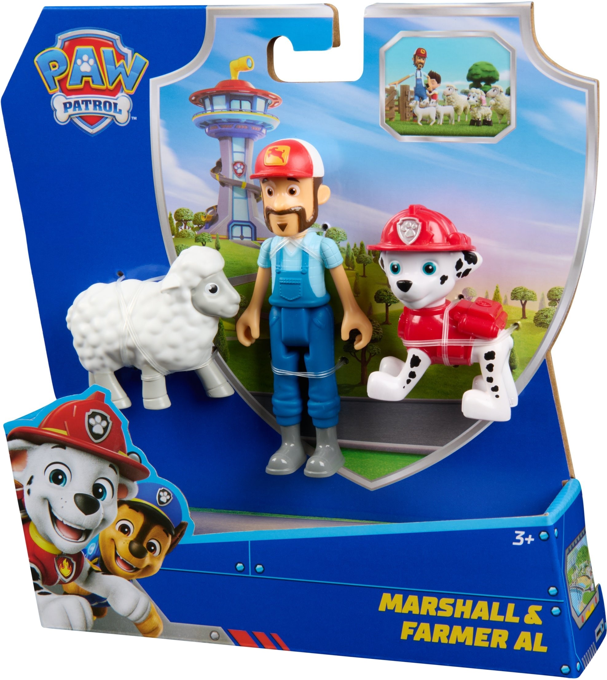 Set de joacă  Spin Master Paw Patrol - Marshall &amp; Farmer Al