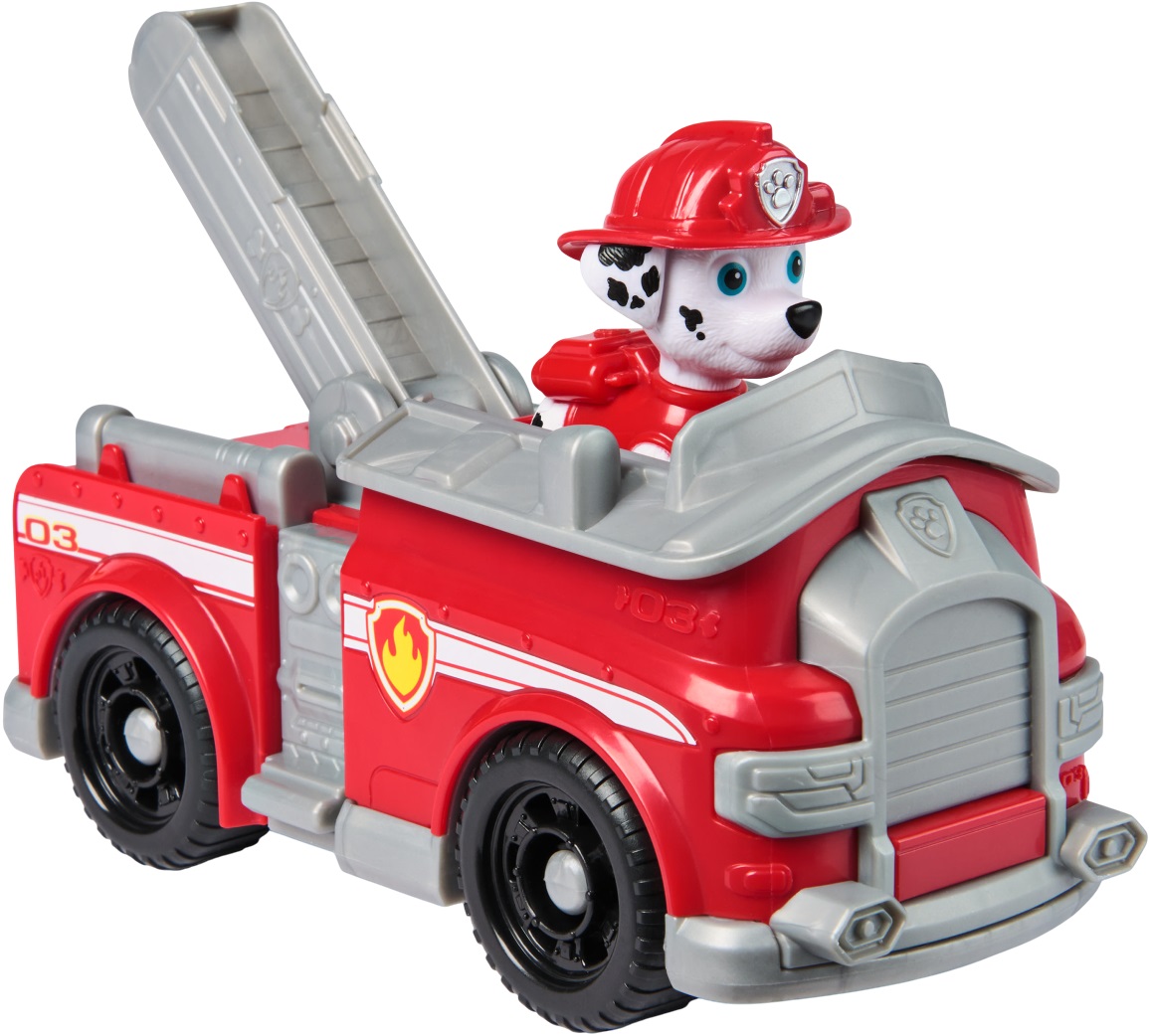 Set de joacă  Spin Master Paw Patrol - Camionul de pompieri a lui Marshall