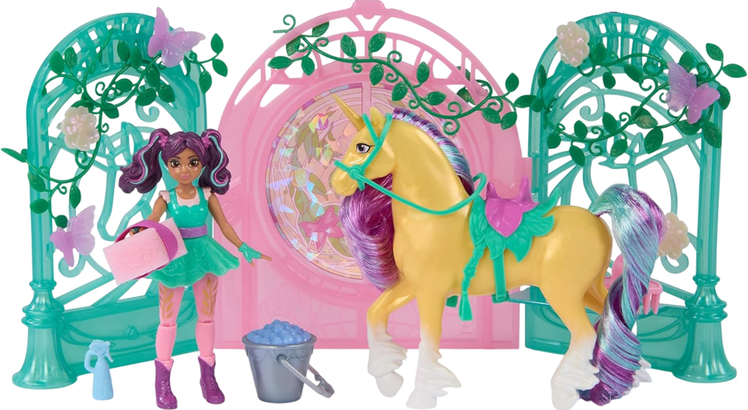 Set de joacă  Spin Master Unicorn Academy - Grădina Avei și a Leafului