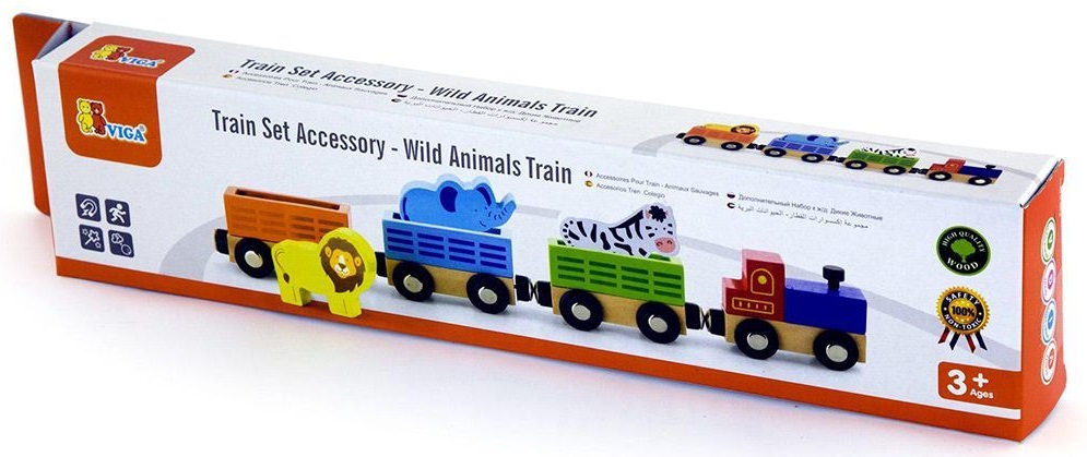 Set de joacă Viga - Wild Animal Train