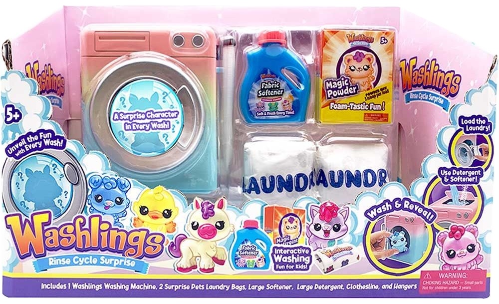 Set de joacă Washlings - Spălătorie cu surprize, sortiment