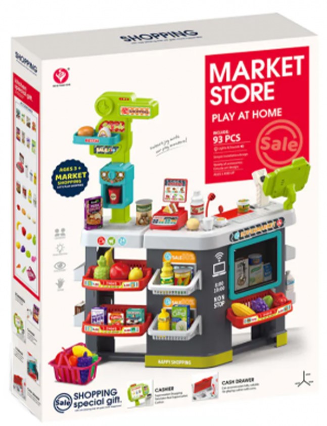Set joc тYifeng - Market Store, supermarket, 61 piese
