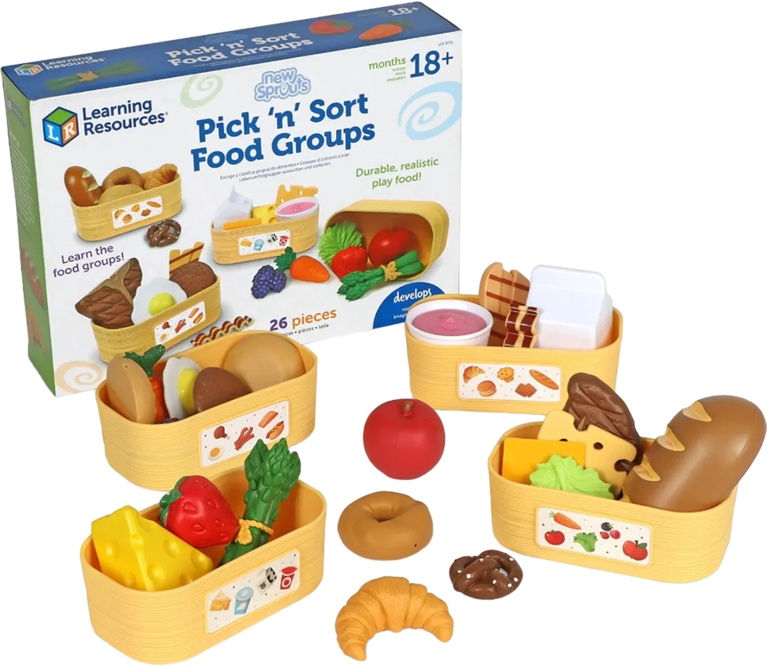 Set joc pentru sortare Learning Resources  - Grupe de alimente