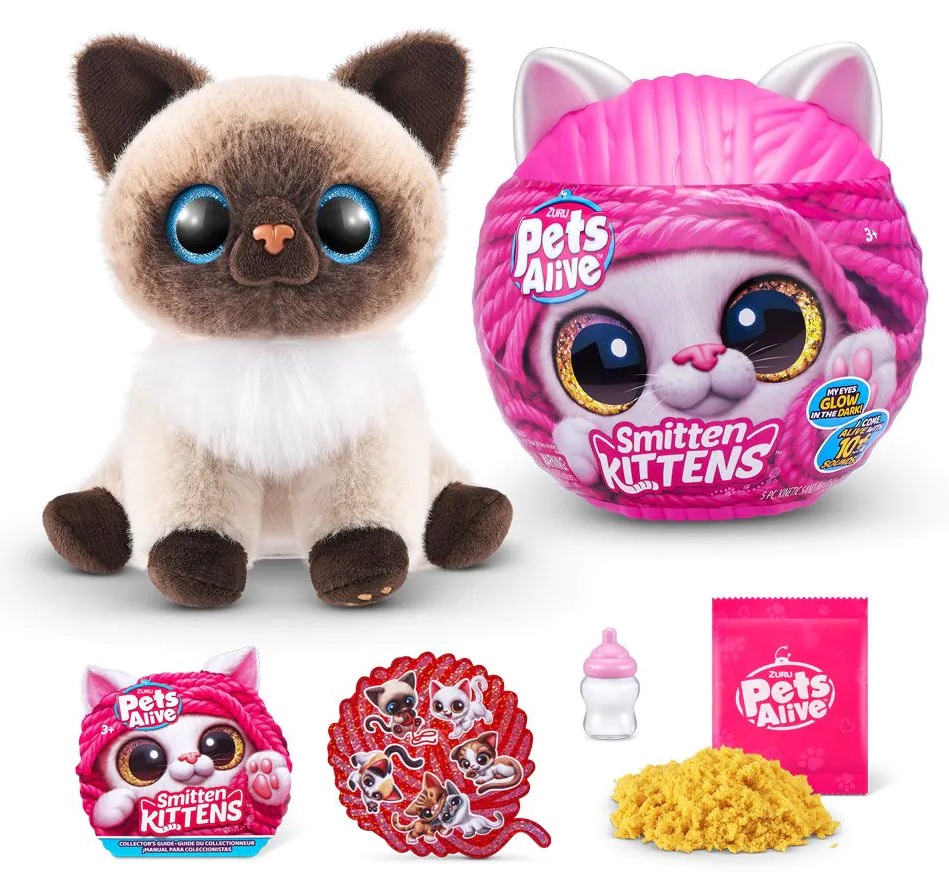 Set de joacă Zuru Pets Alive Smitten Kittens - Pisicuță surpriză cu…