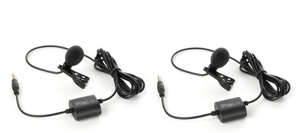 Microfoane IK Multimedia - iRig Mic Lav 2 Pack, 2 buc, negre