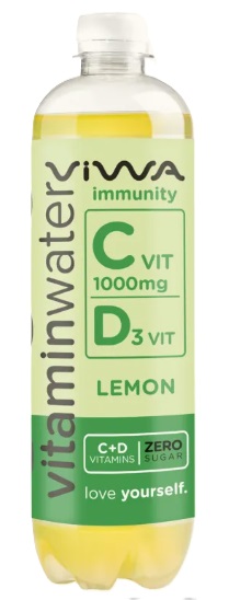 Immunity Apă vitaminizată fără zahăr, 600 ml, Viwa