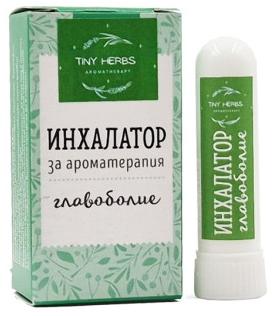 Inhalator pentru aromaterapie, dureri de cap, 1 bucată, Tiny Herbs