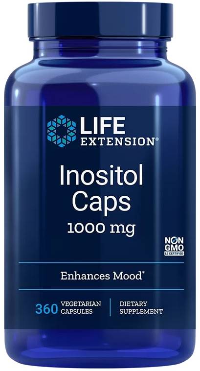 Inositol, 1000 mg, 360 vege capsule, Life Extension