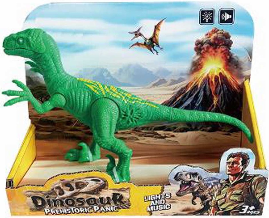 Jucărie interactivă  Cypress - Dinozaur Velociraptor, hohotitor
