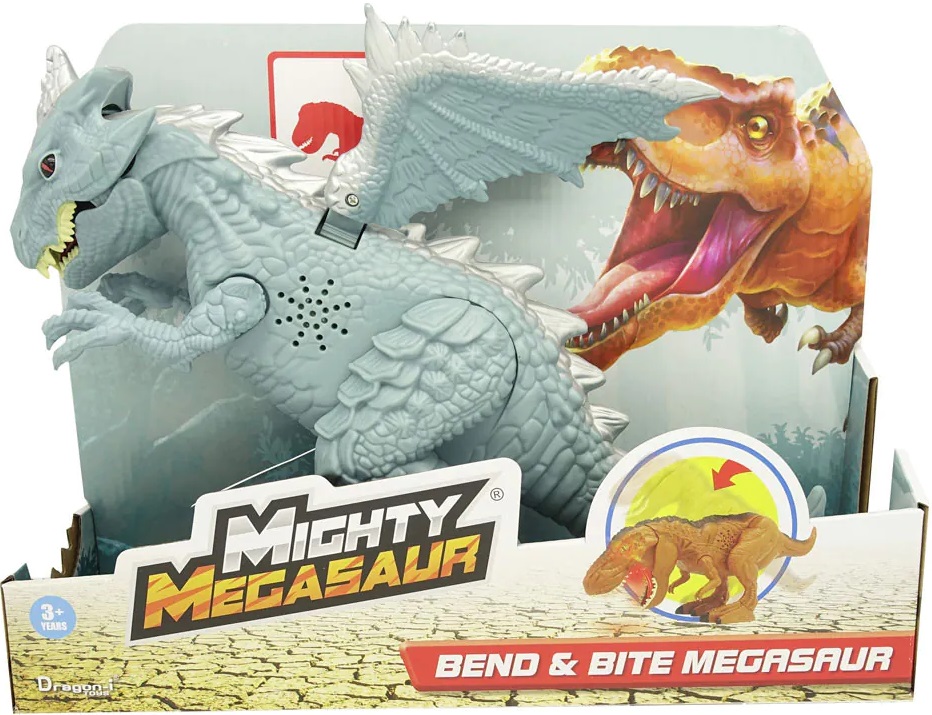 Jucărie interactivă Dragon-I Toys Mighty Megasaur - Dragon, Bend