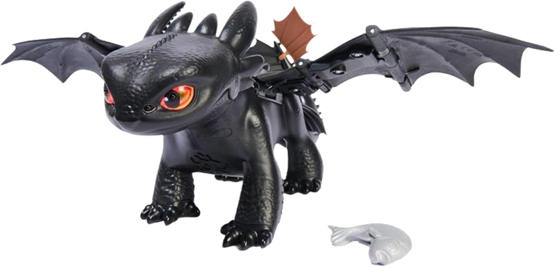 Jucărie interactivă DreamWorks Dragons - How to Train Your Dragon, Toothless, 60+ sunete
