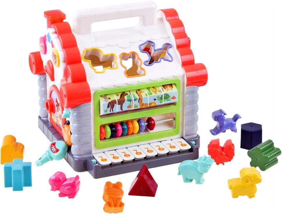 Jucărie interactivă  Hola Toys - O casă cu forme, lumini și sunete