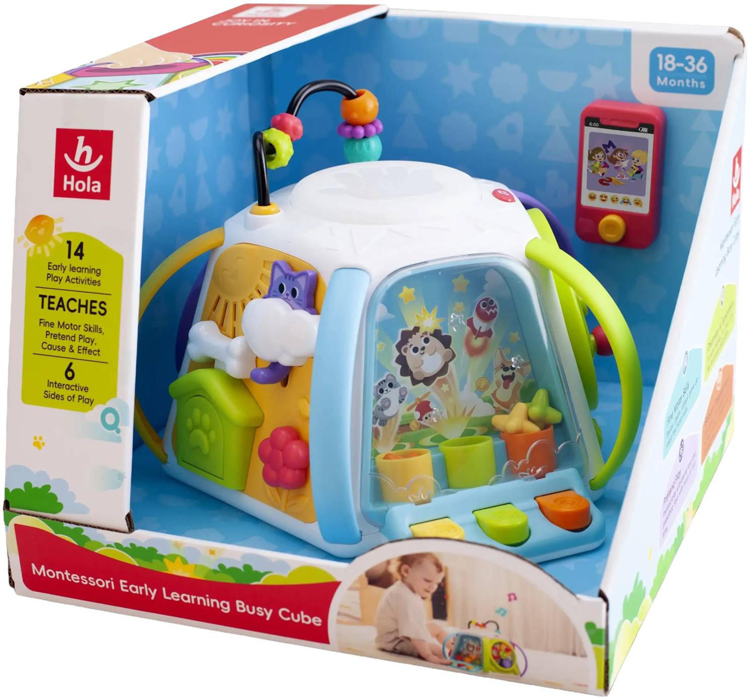 Jucărie interactivă  Hola Toys - Cub Montessori