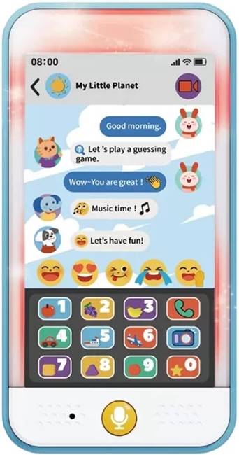 Jucărie interactivă Hola Toys - Telefon multifuncțional cu sunete