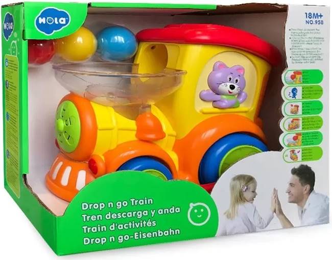 Jucărie interactivă  Hola Toys - Antrenează-te cu mingi