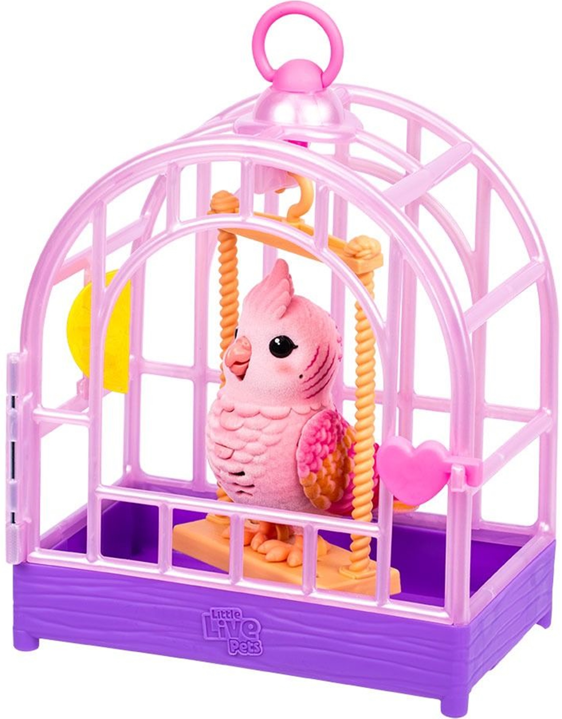 Jucărie interactivă Moose Little Live Pets - Pui în cușcă, Rosie