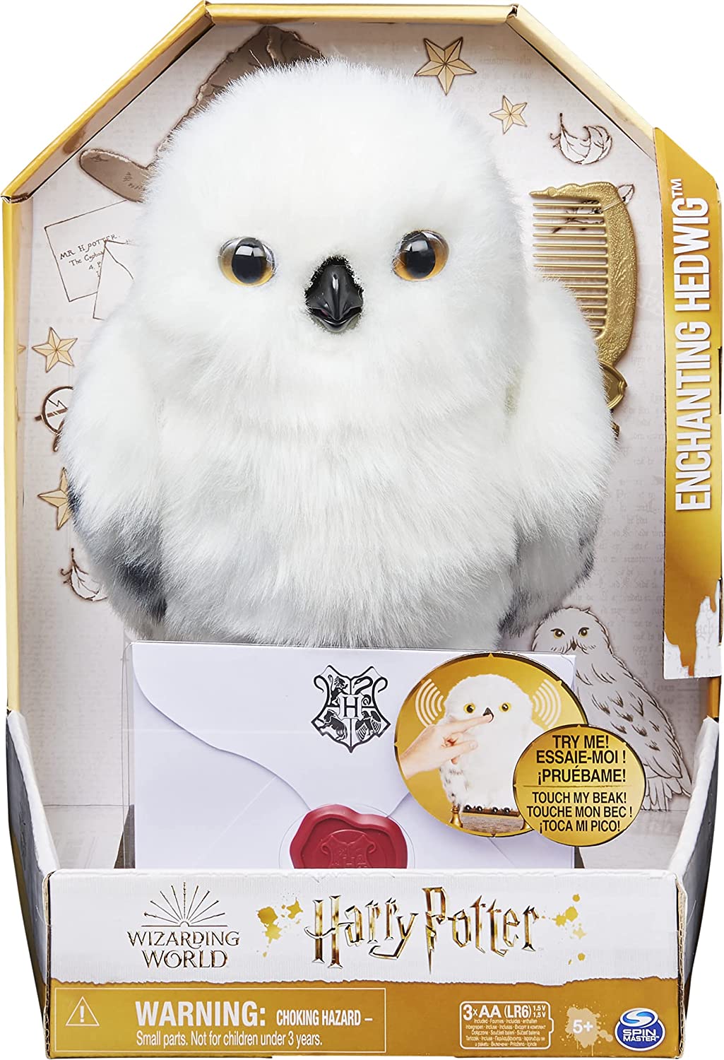 HarryPotter×PumaStewie4Nagini and Hedwig Jucărie interactivă Wizarding World Harry Potter - Bufnita magica