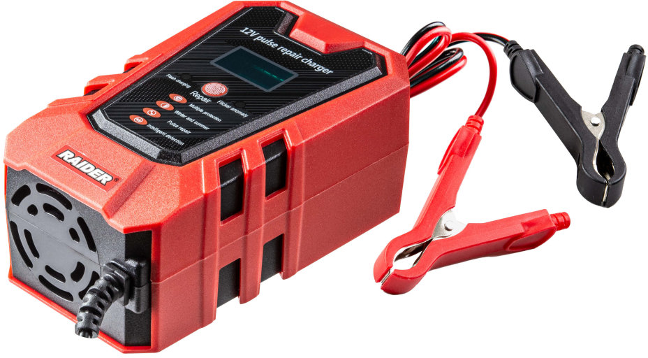 Încărcător de baterii cu invertor Raider - RD-BC18, 12V, 75Ah
