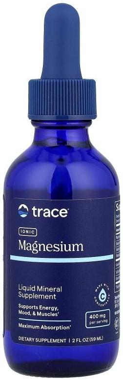 Ionic Magnesium, 400 mg, 59 ml, Trace Minerals