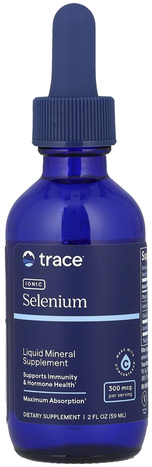 Ionic Selenium 300 mcg, 59 ml, Trace Minerals - imagine 2