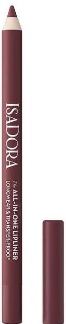 IsaDora Creion de buze de lungă durată All-in-One, 10 Cranberry, 1.2 g