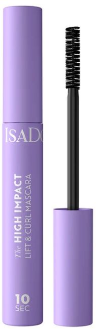 IsaDora Rimel pentru volum și ondulare 10 sec High Impact Lift & Curl, 01 Black, 9 ml