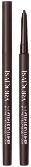 Isadora Creion pentru ochi rezistent la apă 24H Wear & Smudge-proof, 61 Black Brown, 0.35 g