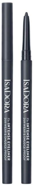 Isadora Creion pentru ochi rezistent la apă 24H Wear &amp; Smudge-proof, 63 Steel Gray, 0.35 g