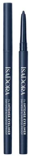 Isadora Creion pentru ochi rezistent la apă 24H Wear & Smudge-proof, 68 Marine Blue, 0.35 g
